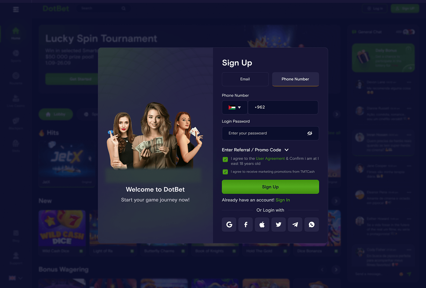 Kinbet Casino Spielothek online